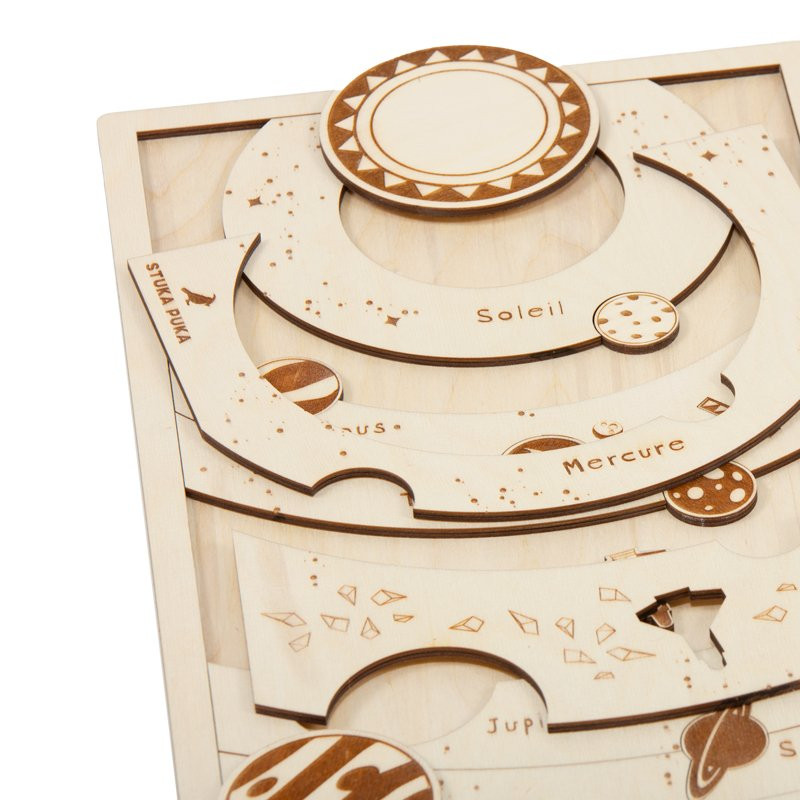 Puzzle en bois : cosmos