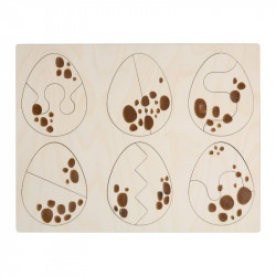 Puzzle en bois : l'oeuf