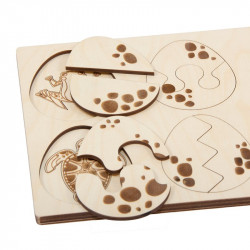 Puzzle en bois : l'oeuf
