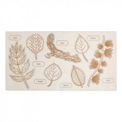 Puzzle en bois : qu'est-ce qui est tombé de l'arbre ?