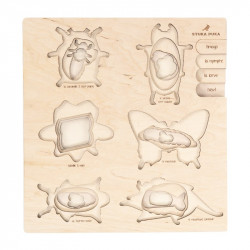 Puzzle en bois : les insectes