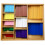 Grande boite de reglettes en bois Georges Cuisenaires .