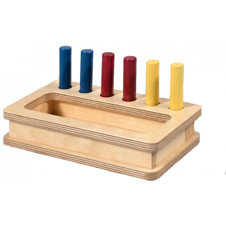 chevilles d'emboitement colorés