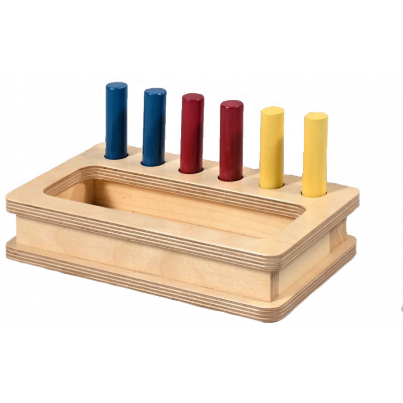 chevilles d'emboitement colorés