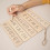 Jouets Éducatifs En Bois Pour Enfants Montessori Apprentissage Précoce Mot Orthographe Alphabet Numéro Rainure Pratique Conseil