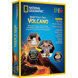 Kit découverte volcan en éruption.