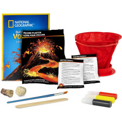 Kit découverte volcan en éruption.