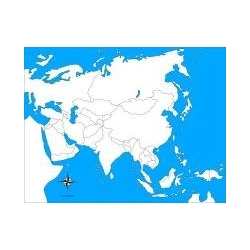 carte d'autocorrection Asie non renseignée