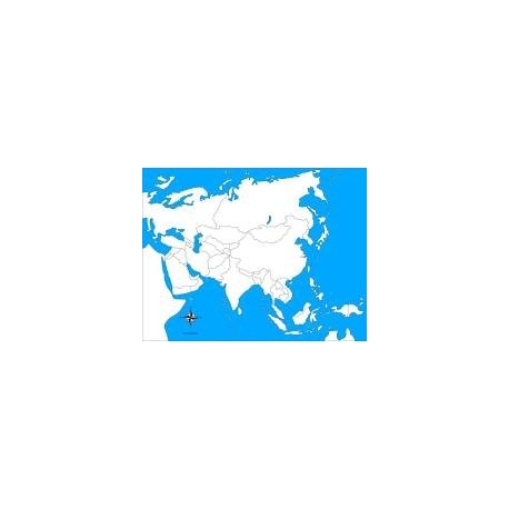 carte d'autocorrection Asie non renseignée