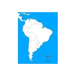 carte d'autocorrection amérique du sud  non renseignée