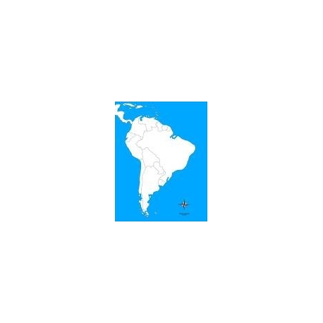 carte d'autocorrection amérique du sud  non renseignée