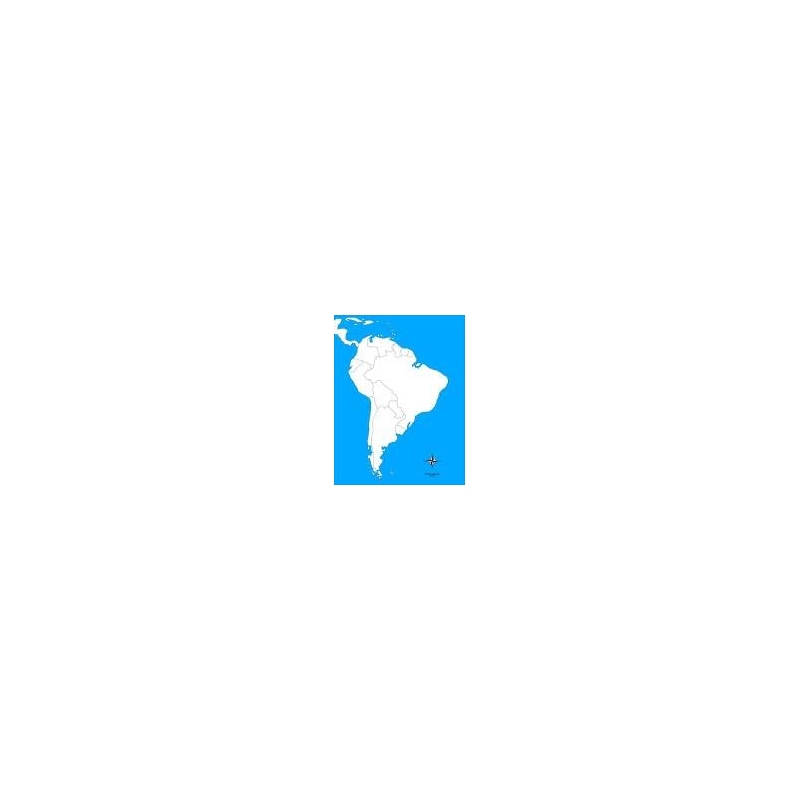 carte d'autocorrection amérique du sud  non renseignée