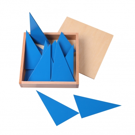 boite des triangles bleus
