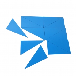boite des triangles bleus