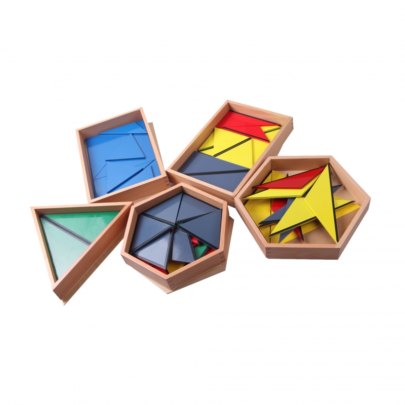 triangles constructeurs 5 boites