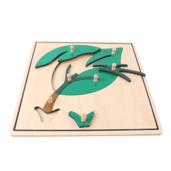 puzzle feuille en bois nouveau