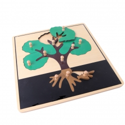 puzzle arbre en bois nouveau