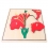 puzzle fleur en bois nouveau