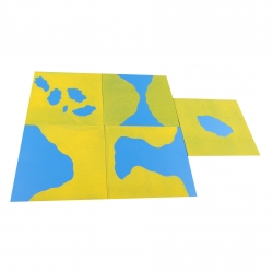 cartes avec formes des pays