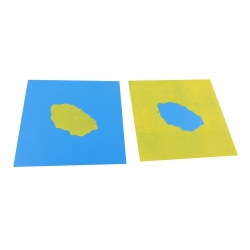 cartes avec formes des pays